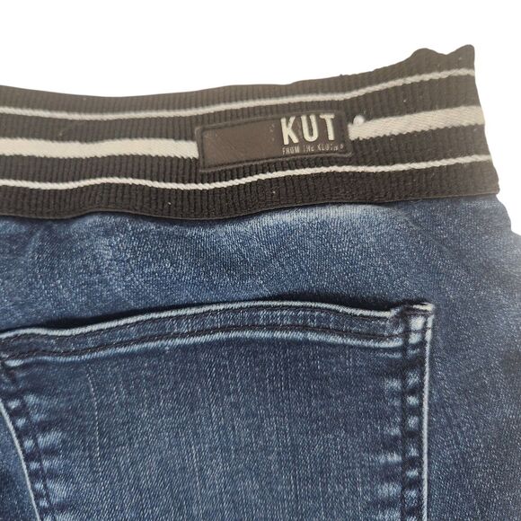 Kut From The Kloth Pullon Stretch Jegging/Jeans-14-Dark Wash-Hi Rise-Comfort-Y2K - Picture 6 of 10